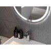 Mexen Rose, LED koupelnové zrcadlo s podsvícením 60x60 cm, 6000K, ochrana proti zamlžování, 9810-060-060-611-00
