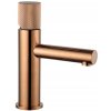 Mexen ELBA ONE - TLAČÍTKOVÁ BATERIE UMYVADLOVÁ, Růžové zlato,74101-60