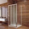 Mereo, Sprchový kout, Lima, čtverec, chrom ALU, sklo Point, CK86632K