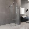 Mereo, Boční díl pro WALK IN, Novea, výška 200 cm, chrom ALU, sklo Čiré, CK10635S