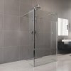 Mereo, Boční díl pro WALK IN, Novea, výška 200 cm, chrom ALU, sklo Čiré, CK10635S