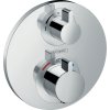 Hansgrohe Ecostat S, termostatická baterie pod omítku na 2 spotřebiče, chromová, 15758000