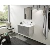 Hansgrohe Finoris, umyvadlová baterie 100, s výpustí Push-Open, EcoSmart, bílá matná, 76010700