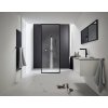 Hansgrohe Finoris, umyvadlová baterie 230, s výpustí Push-Open a výsuvnou sprškou, EcoSmart, černá matná, 76063670