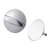 Hansgrohe Flexaplus, vrchní souprava odtokové přepadové soupravy, chromová, 58185000