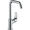 Hansgrohe Focus E2, páková umyvadlová baterie 240, s otočným výtokem a výpustí, chromová, 31609000