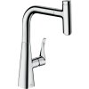 Hansgrohe Metris Select, dřezová baterie s výsuvnou koncovkou, chromová, 14857000
