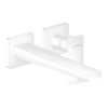 Hansgrohe Metropol, umyvadlová baterie pod omítku 225 mm, 2-otvorová instalace, bílá matná, 32526700