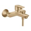 Hansgrohe Talis E, nástěnná páková vanová baterie, kartáčovaná bronzová, 71740140