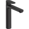 Hansgrohe Vernis Blend, vysoká umyvadlová baterie 190 s odtokovou soupravou s táhlem, EcoSmart, černá matná, 71552670