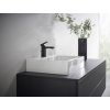 Hansgrohe Vernis Shape, umyvadlová baterie s výpustí, EcoSmart, černá matná, 71561670