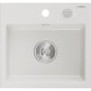 Mexen Milo - dřez granitový 43,5x41,0cm, 1-komorový, bílá, 6505441000-20