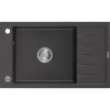 Mexen Elias - dřez granitový 79,5x48,0cm, 1-komorový, černá-skvrny, 6511791005-76