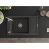 Mexen Elias - dřez granitový 79,5x48,0cm, 1-komorový, černá-skvrny, 6511791005-76