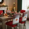 Tutumi, potah na židli s vánočním motivem 6ks YX22021, vícebarevné, CHR-00693