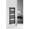 Aqualine, DIRECT-E elektrické topné těleso, rovné, 450x1320 mm, 400 W, černá, ILE34TB