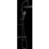 Mexen KX05 sprchový set s termostatickou vanovou baterií Kai, černá, 779000591-70
