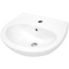Deante Jasmin, nástěnné keramické umyvadlo 457x364x169 mm, bílá lesklá, DEA-CDJ_6U4W