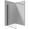 Deante Kerria Plus, sprchová zástěna typu Walk-In, systém Kerria Plus - 140 cm, černá, DEA-KTS_N34P