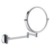 1987 2 round lusterko kosmetyczne na ramieniu 2 str powiekszenie x3 chrom