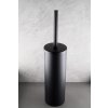 2029 2 round szczotka wc z pojemnikiem wolnostojaca nero
