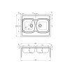 3337 1 zlew tango dekor z listwa przyscienna 2k b o 800x600x140 2 osprzet