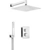1198 komplet podtynkowy natryskowy chrom z boxem termostatycznym zaokraglony