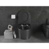 mexen sofia miska wc rimless czarna mat 3354xx85