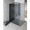 Gelco, VARIO BLACK jednodílná sprchová zástěna pro instalaci ke stěně, sklo nordic, 1200 mm, GX1512-06
