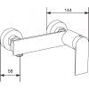 mexen zero bateria prysznicowa chrom 71140 00