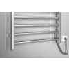 Sapho, ESKINADO elektrický sušák ručníků, hranatý, 600x1500 mm, 130 W, leštěná nerez, ER450V