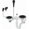 Granite sink waste kit, 1.5- a 2-bowl - Space-Saver
