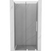 Mexen Velar, posuvné dveře do otvoru 70x200 cm, 8mm čiré sklo, bílý profil, 871-070-000-01-20