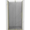 Mexen Velar, posuvné dveře do otvoru 85x200 cm, 8mm čiré sklo, zlatá matná, 871-085-000-01-55