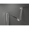 Mexen Velar Duo, sprchový kout s posuvnými dveřmi 80(dveře) x 80(dveře) cm, 8mm čiré sklo, chromový profil, 871-080-080-02-01