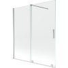 Mexen Velar, 2-křídlová posuvná vanová zástěna 150 x 150 cm, 8mm čiré sklo, chromový profil, 896-150-000-01-01