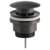 Sapho, Umyvadlová výpust 5/4“, click-clack, velká zátka, tl.10-55mm, gun metal
