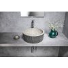 Sapho, PRIORI keramické umyvadlo na desku Ø 41 cm, granit, PI035