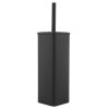 Erga Amba, hranatý toaletní WC kartáč na postavení, černá matná, ERG-YKA-PD.AMBA FB