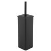 Erga Amba, hranatý toaletní WC kartáč na postavení, černá matná, ERG-YKA-PD.AMBA FB