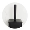 Erga Barca, držák na toaletní papír a toaletní kartáč 20x20x80 cm, černá matná, ERG-YKA-PD.BARCA FB