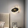 Toolight, LED nástěnné svítidlo 8W APP1432-CW, černá-zlatá-bílá, OSW-03500