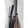 Sapho, DUOPASSO elektrický sušák ručníků s časovačem, 122x1700mm, 45 W, černá mat, ER330