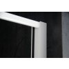 Aqualine, AMICO sprchové dveře výklopné 1040-1220x1850mm, čiré sklo, G100
