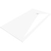 Mexen Stone+, obdélníková vanička z minerálního kompozitu 180 x 70 cm, bílá, bílá krytka, 44107018-W