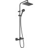 Hansgrohe Vernis Shape - Sprchový systém 230 1jet s termostatem, černá matná, HAN-26286670