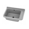 Erga Celia, univerzální plastová výlevka 58,4x38x26 cm + sifon, 1-komorová, šedá, GMA-KGC60-G