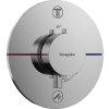 Hansgrohe ShowerSelect Comfort S, termostat pod omítku pro 2 spotřebiče, chromová, HAN-15554000