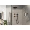 Hansgrohe ShowerSelect Comfort Q, termostat pod omítku pro 1 spotřebič a další výtok, kartáčovaný bronz, HAN-15589140