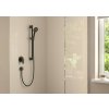 Hansgrohe FixFit S, nástěnné kolínko se zpětným ventilem, černá matná, HAN-26453670